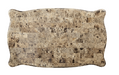 Shalisa Marble & Walnut Coffee Table - U&U Home Budget Furniture (Carteret, NJ)