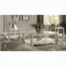 Versailles Bone White Coffee Table - U&U Home Budget Furniture (Carteret, NJ)