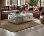 Brancaster Aluminum Coffee Table - U&U Home Budget Furniture (Carteret, NJ)