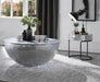 Brancaster Aluminum Coffee Table - U&U Home Budget Furniture (Carteret, NJ)