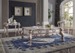 Dresden Vintage Bone White Coffee Table - U&U Home Budget Furniture (Carteret, NJ)