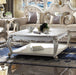Picardy Antique Pearl Coffee Table - U&U Home Budget Furniture (Carteret, NJ)