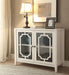 Ceara White Console Table - U&U Home Budget Furniture (Carteret, NJ)