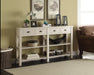 Galileo Cream Console Table - U&U Home Budget Furniture (Carteret, NJ)