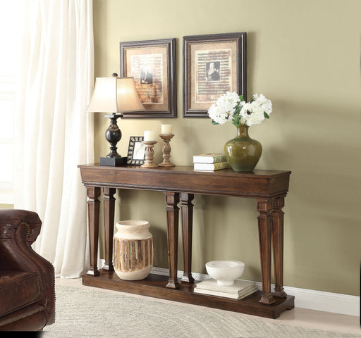 Garrison Oak Console Table - U&U Home Budget Furniture (Carteret, NJ)