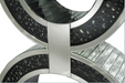 Noor Mirrored & Faux GemStones Console Table - U&U Home Budget Furniture (Carteret, NJ)