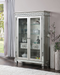 Varian Mirrored & Antique Platinum Curio - U&U Home Budget Furniture (Carteret, NJ)
