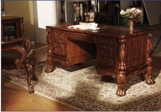 Dresden Cherry Oak Desk - U&U Home Budget Furniture (Carteret, NJ)