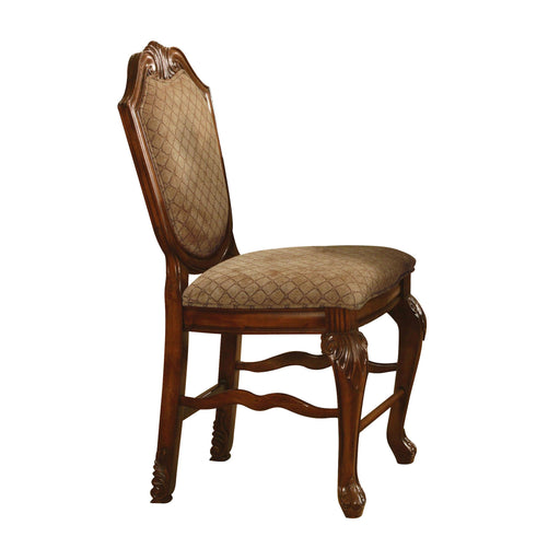 Chateau De Ville Fabric & Cherry Counter Height Chair - U&U Home Budget Furniture (Carteret, NJ)