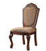 Chateau De Ville Fabric & Cherry Side Chair - U&U Home Budget Furniture (Carteret, NJ)
