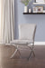Daire Velvet & Chrome Side Chair - U&U Home Budget Furniture (Carteret, NJ)