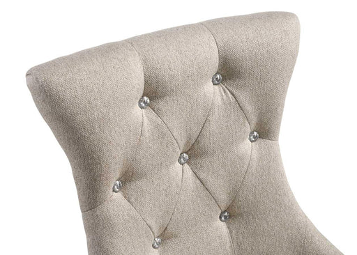 Gabrian Fabric & Reclaimed Gray Dining Chair - U&U Home Budget Furniture (Carteret, NJ)