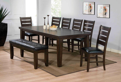 Acme Furniture Urbana Rectangular Dining Table in Espresso 74620 - U&U Home Budget Furniture (Carteret, NJ)