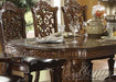 Acme Vendome Double Pedestal Dining Table in Cherry - U&U Home Budget Furniture (Carteret, NJ)