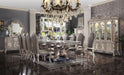 Dresden Vintage Bone White Dining Table (136"L) - U&U Home Budget Furniture (Carteret, NJ)