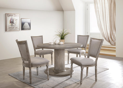 Gabrian Reclaimed Gray Dining Table - U&U Home Budget Furniture (Carteret, NJ)