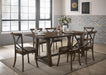 Kaelyn Dark Oak Dining Table - U&U Home Budget Furniture (Carteret, NJ)