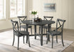 Kendric Rustic Gray Dining Table - U&U Home Budget Furniture (Carteret, NJ)