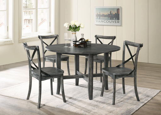 Kendric Rustic Gray Dining Table - U&U Home Budget Furniture (Carteret, NJ)