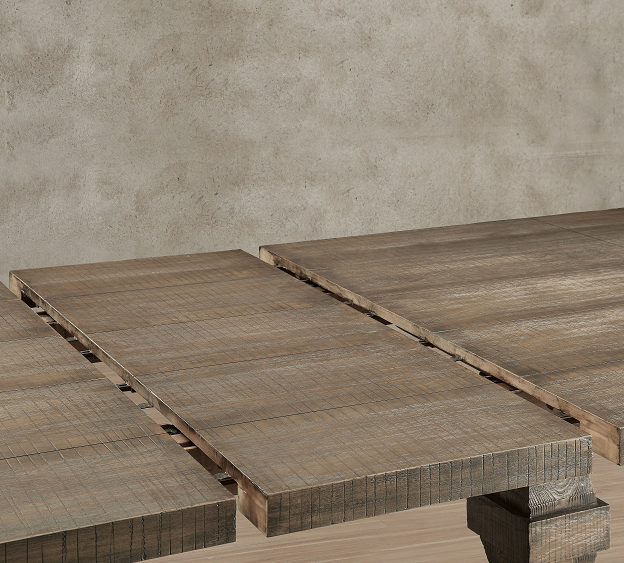 Landon Salvage Brown Dining Table - U&U Home Budget Furniture (Carteret, NJ)