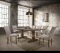 Leventis Weathered Oak Dining Table - U&U Home Budget Furniture (Carteret, NJ)