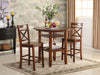 Tartys Cherry Counter Height Table - U&U Home Budget Furniture (Carteret, NJ)