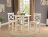 Tartys Cream Counter Height Table - U&U Home Budget Furniture (Carteret, NJ)