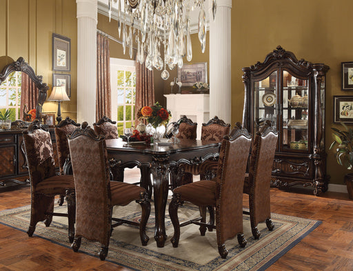Versailles Cherry Oak Counter Height Table - U&U Home Budget Furniture (Carteret, NJ)