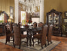 Versailles Cherry Oak Counter Height Table - U&U Home Budget Furniture (Carteret, NJ)