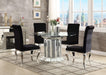 Noralie Mirrored & Faux Diamonds Dining Table - U&U Home Budget Furniture (Carteret, NJ)
