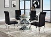 Noralie Mirrored & Faux Diamonds Dining Table - U&U Home Budget Furniture (Carteret, NJ)