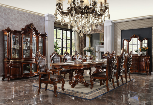 Picardy Cherry Oak Dining Table - U&U Home Budget Furniture (Carteret, NJ)