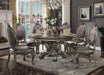 Versailles Antique Platinum Dining Table - U&U Home Budget Furniture (Carteret, NJ)