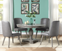 Waylon Gray Oak Dining Table - U&U Home Budget Furniture (Carteret, NJ)