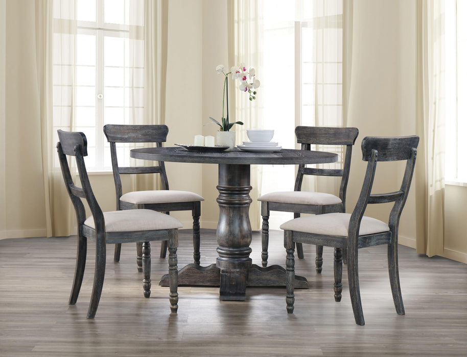 Leventis Weathered Gray Dining Table - U&U Home Budget Furniture (Carteret, NJ)