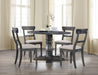 Leventis Weathered Gray Dining Table - U&U Home Budget Furniture (Carteret, NJ)