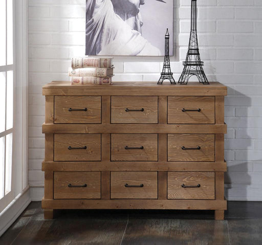 Adams Antique Oak Dresser - U&U Home Budget Furniture (Carteret, NJ)