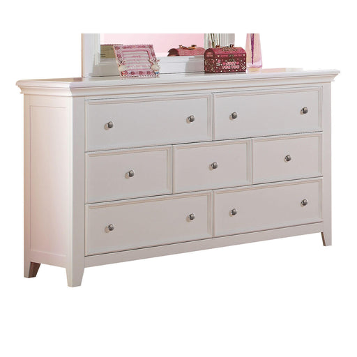Lacey White Dresser - U&U Home Budget Furniture (Carteret, NJ)