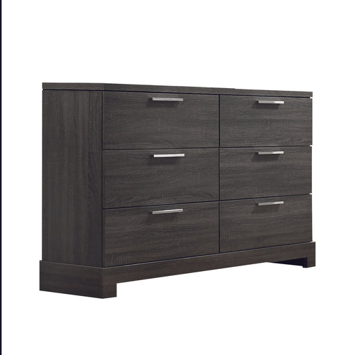 Lantha Gray Oak Dresser - U&U Home Budget Furniture (Carteret, NJ)