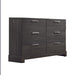 Lantha Gray Oak Dresser - U&U Home Budget Furniture (Carteret, NJ)