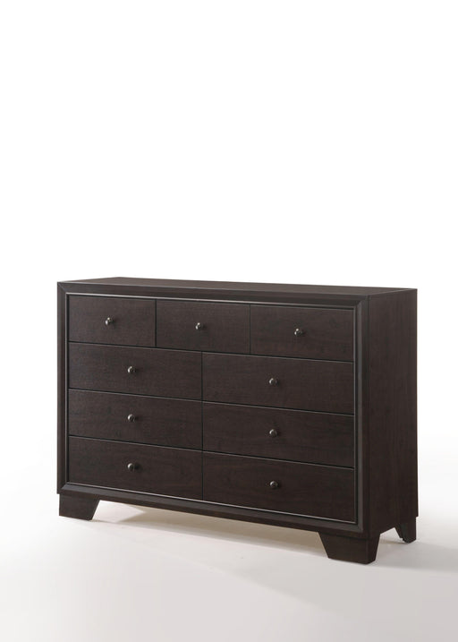 Madison Espresso Dresser - U&U Home Budget Furniture (Carteret, NJ)