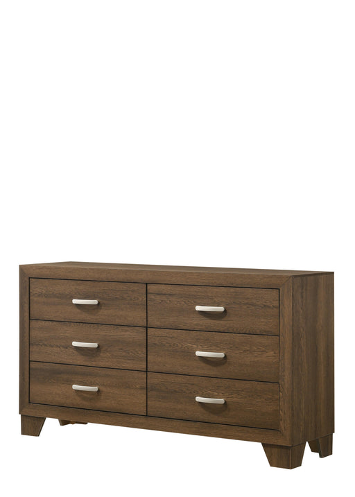 Miquell Oak Dresser - U&U Home Budget Furniture (Carteret, NJ)