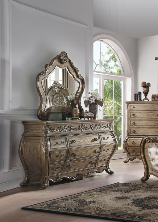 Ragenardus Vintage Oak Dresser - U&U Home Budget Furniture (Carteret, NJ)