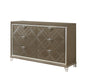 Skylar Dark Champagne Dresser - U&U Home Budget Furniture (Carteret, NJ)