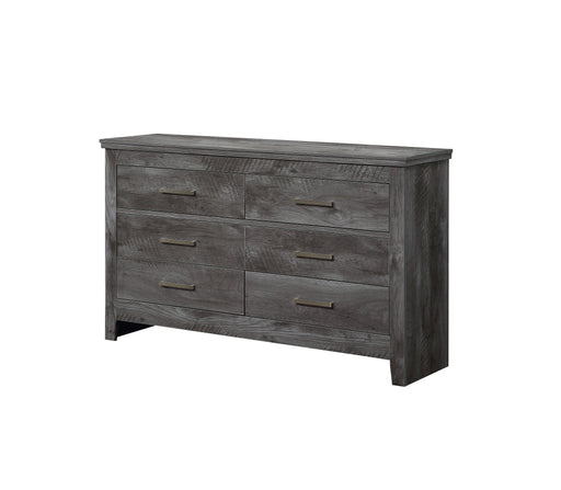Vidalia Rustic Gray Oak Dresser - U&U Home Budget Furniture (Carteret, NJ)