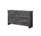 Vidalia Rustic Gray Oak Dresser - U&U Home Budget Furniture (Carteret, NJ)
