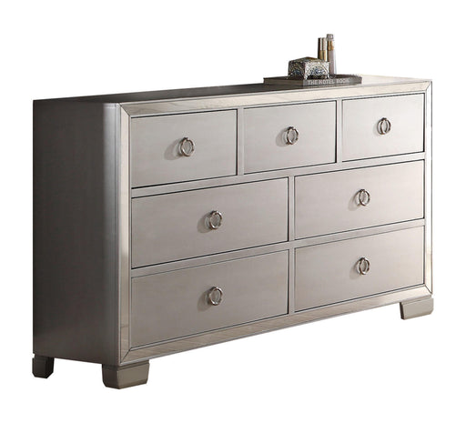 Voeville II Platinum Dresser - U&U Home Budget Furniture (Carteret, NJ)