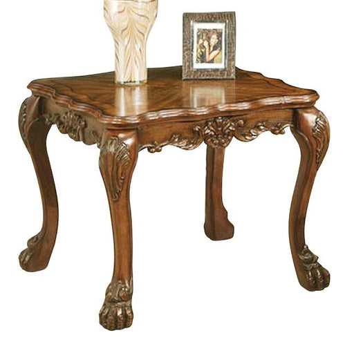 Acme Dresden Traditional End Table in Cherry Oak 12166 - U&U Home Budget Furniture (Carteret, NJ)