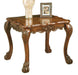 Acme Dresden Traditional End Table in Cherry Oak 12166 - U&U Home Budget Furniture (Carteret, NJ)