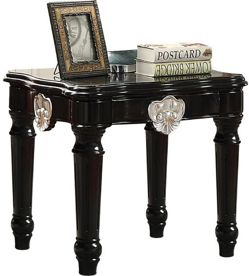 Acme Furniture Ernestine End Table in Black 82112 - U&U Home Budget Furniture (Carteret, NJ)